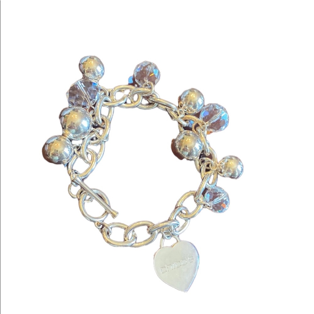 Chico’s Silver Chunky Charm Bracelet